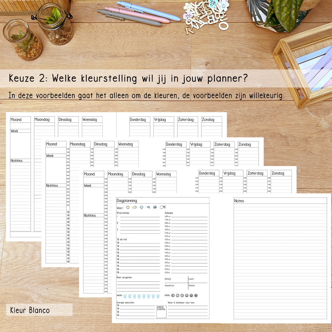 PRE-ORDER Laura Lisa halfjaarlijkse leerkrachten planner petrol 4