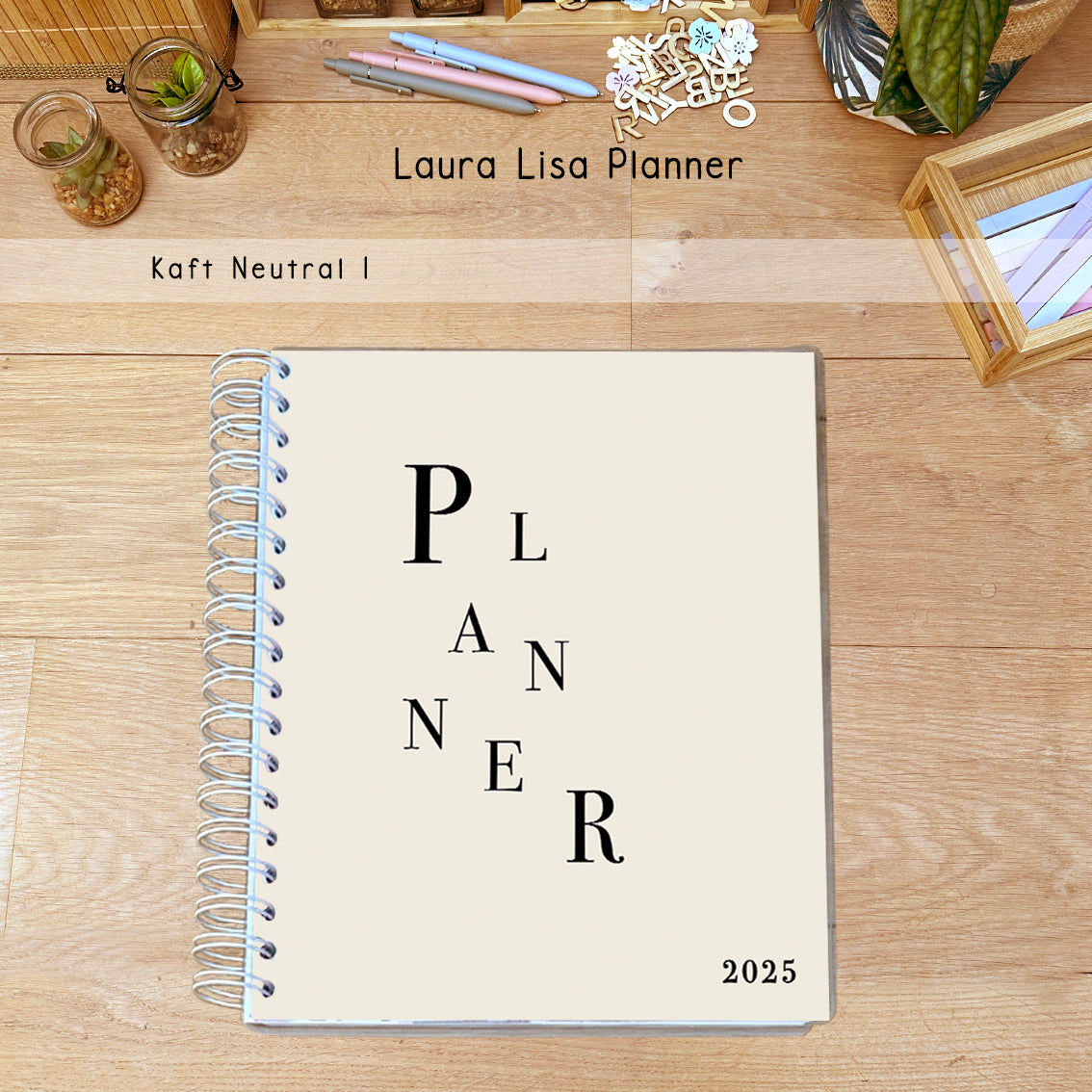 PRE-ORDER Laura Lisa halfjaarlijkse leerkrachten planner neutral 1