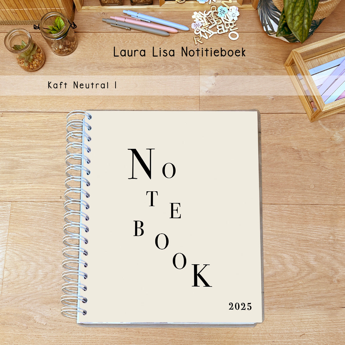 PRE-ORDER Laura Lisa notitieboek neutral 1