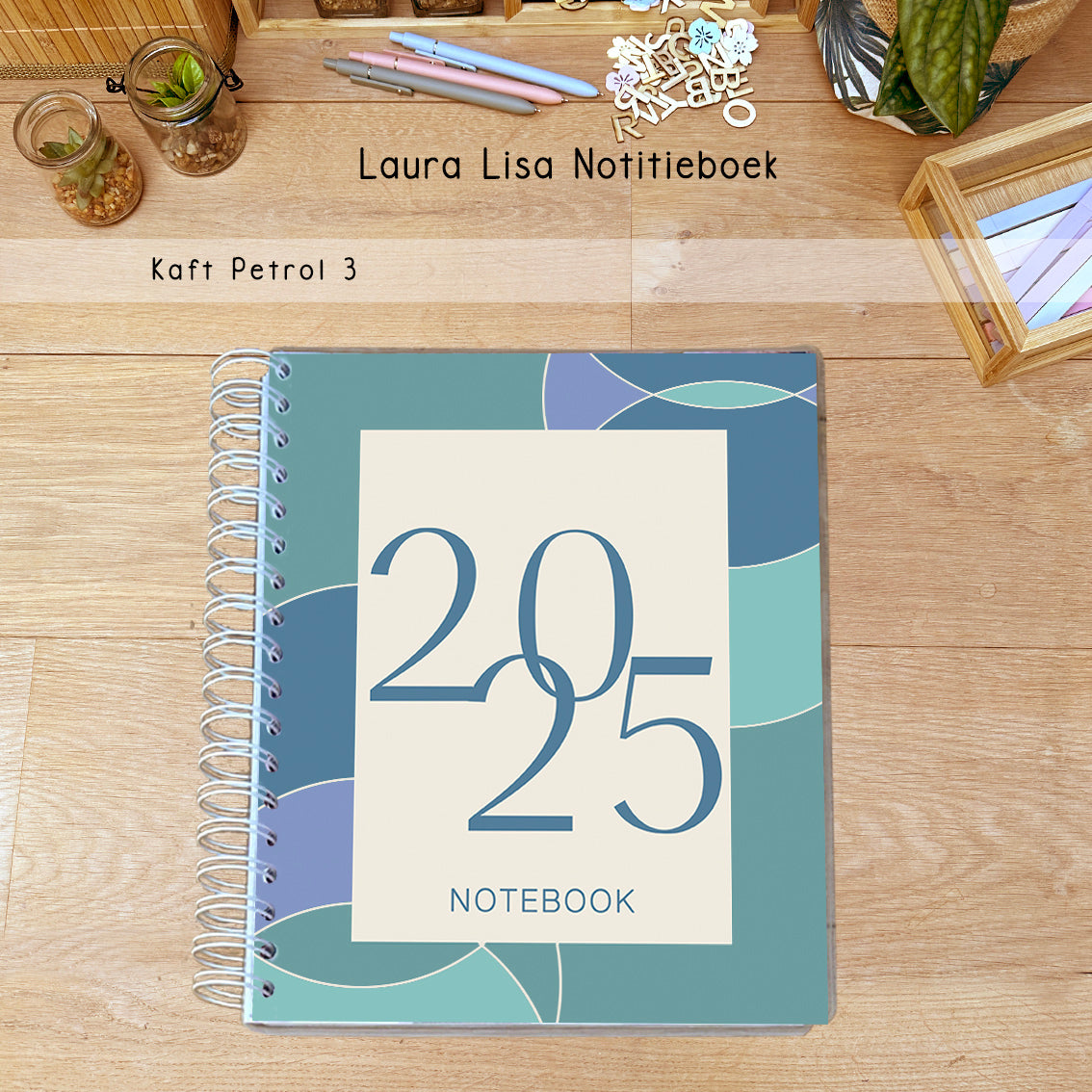 PRE-ORDER Laura Lisa notitieboek leerkrachten petrol 3