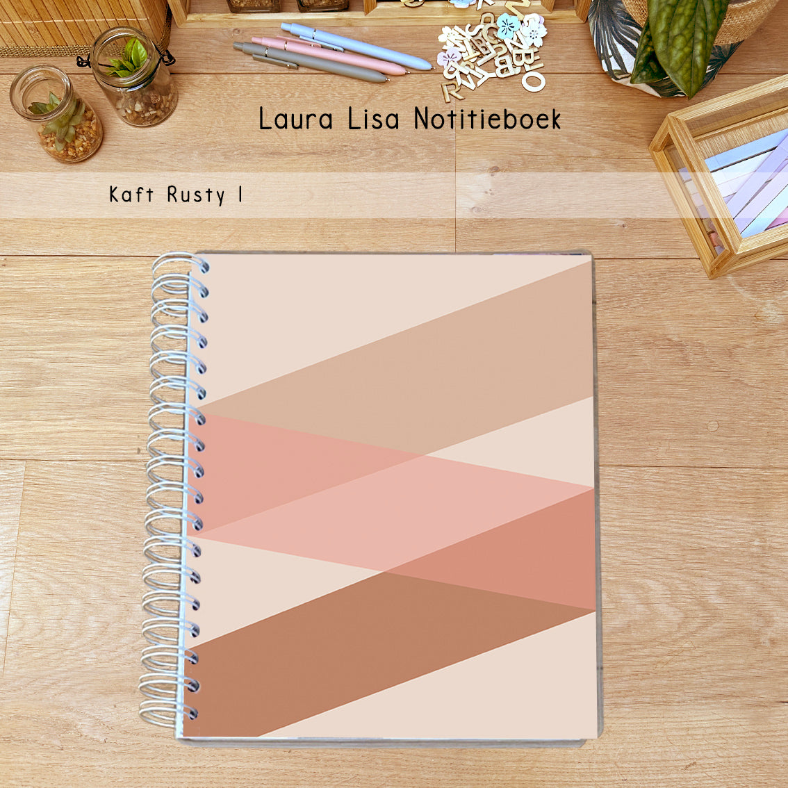 PRE-ORDER Laura Lisa notitieboek rusty 1