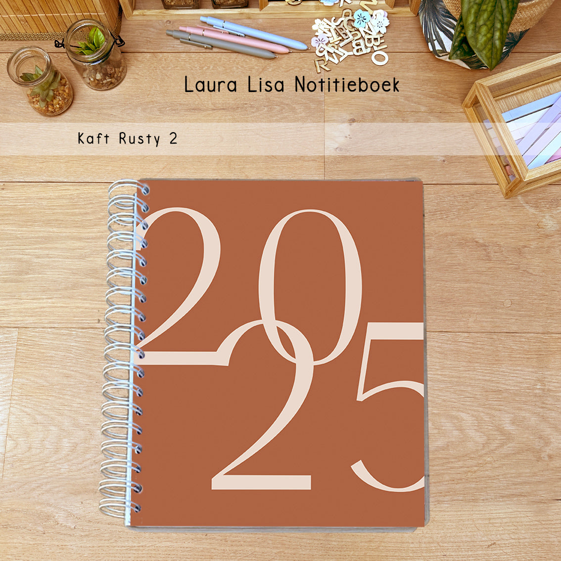 PRE-ORDER Laura Lisa notitieboek rusty 2