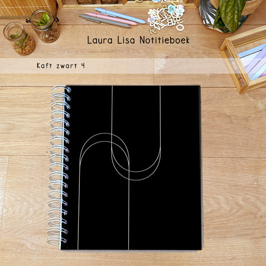 PRE-ORDER Laura Lisa notitieboek zwart 4