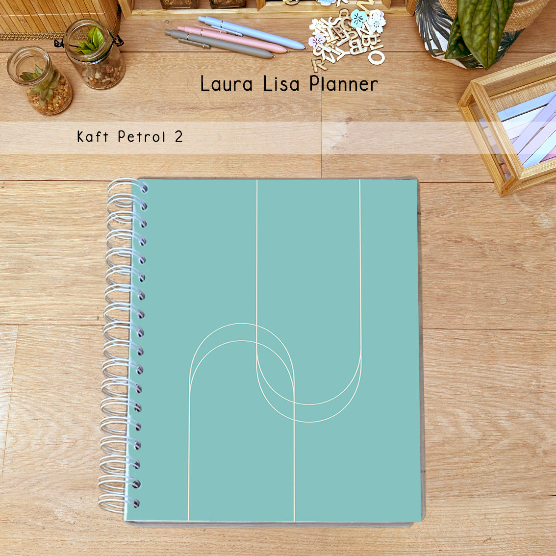 PRE-ORDER Laura Lisa schoonmaak planner petrol 2