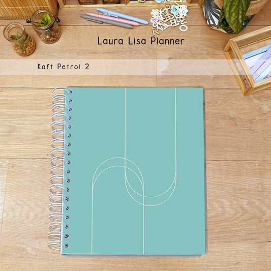 PRE-ORDER Laura Lisa business & self-care Planner petrol 2