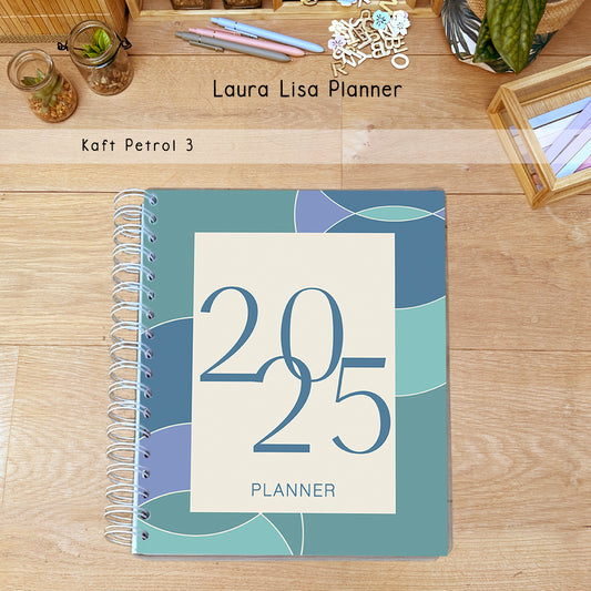 PRE-ORDER Laura Lisa business & self-care Planner petrol 3