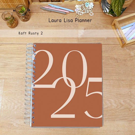 PRE-ORDER Laura Lisa halfjaarlijkse leerkrachten planner rusty 2