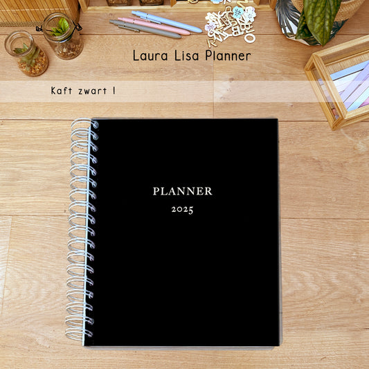 PRE-ORDER Laura Lisa halfjaarlijkse leerkrachten planner zwart 1