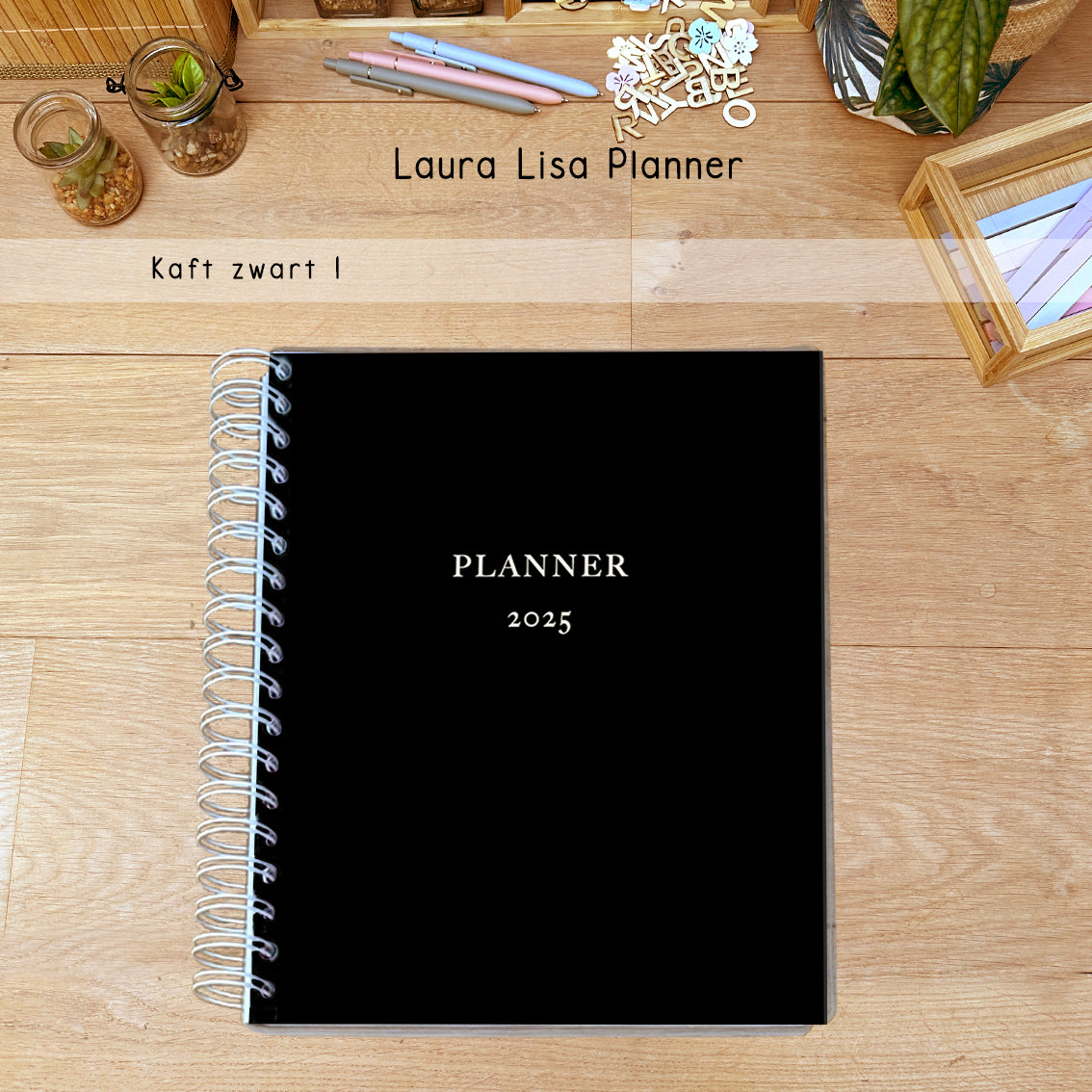 PRE-ORDER Laura Lisa business & self-care Planner zwart 1