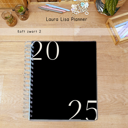 PRE-ORDER Laura Lisa halfjaarlijkse leerkrachten planner zwart 2