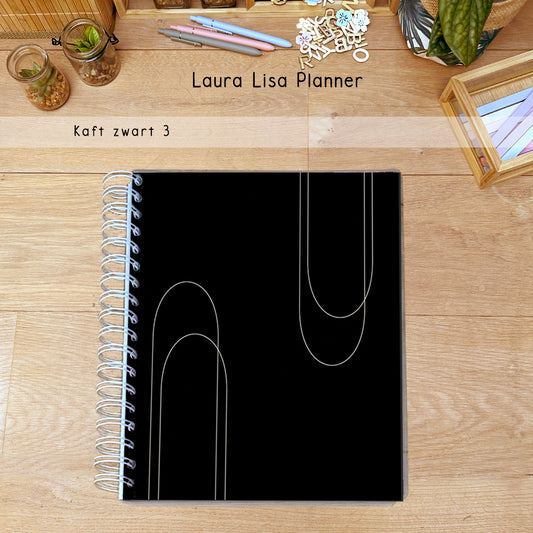 PRE-ORDER Laura Lisa halfjaarlijkse leerkrachten planner zwart 3