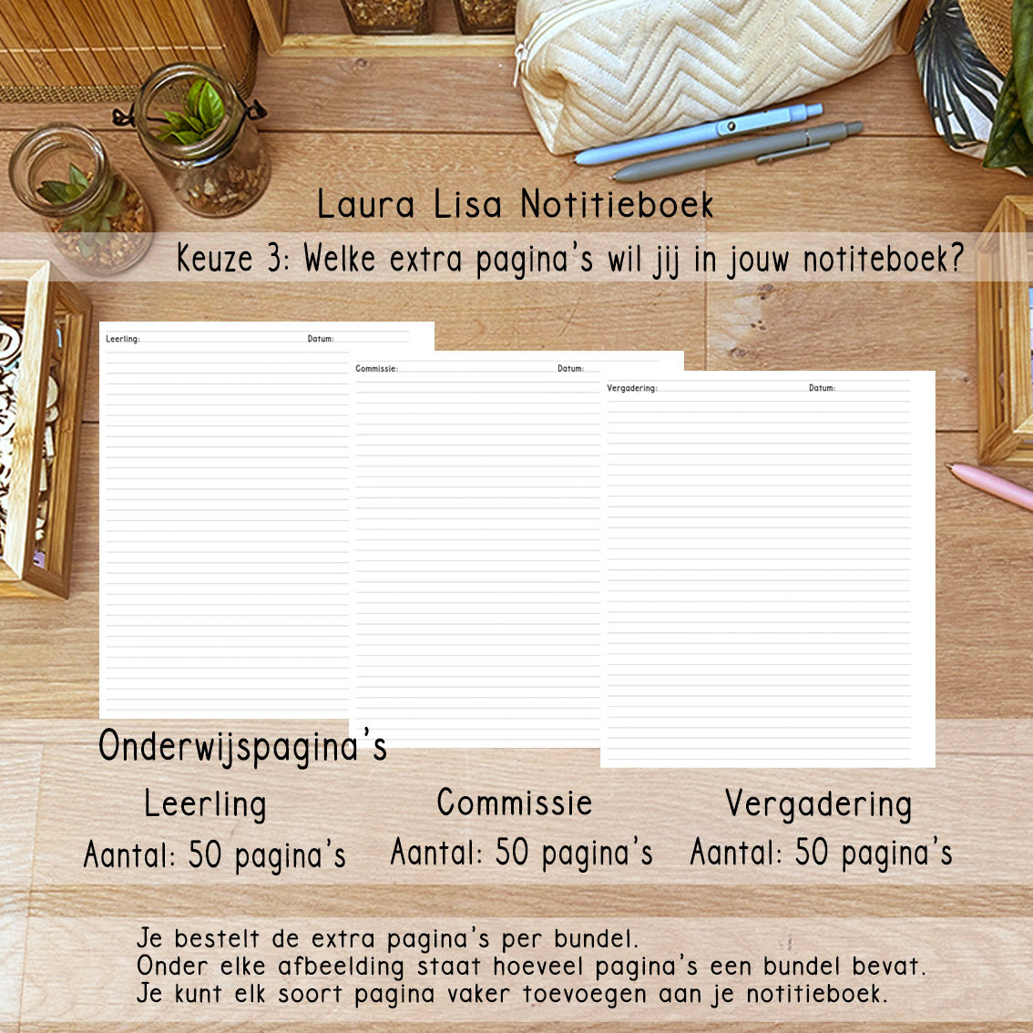 PRE-ORDER Laura Lisa notitieboek zwart 4