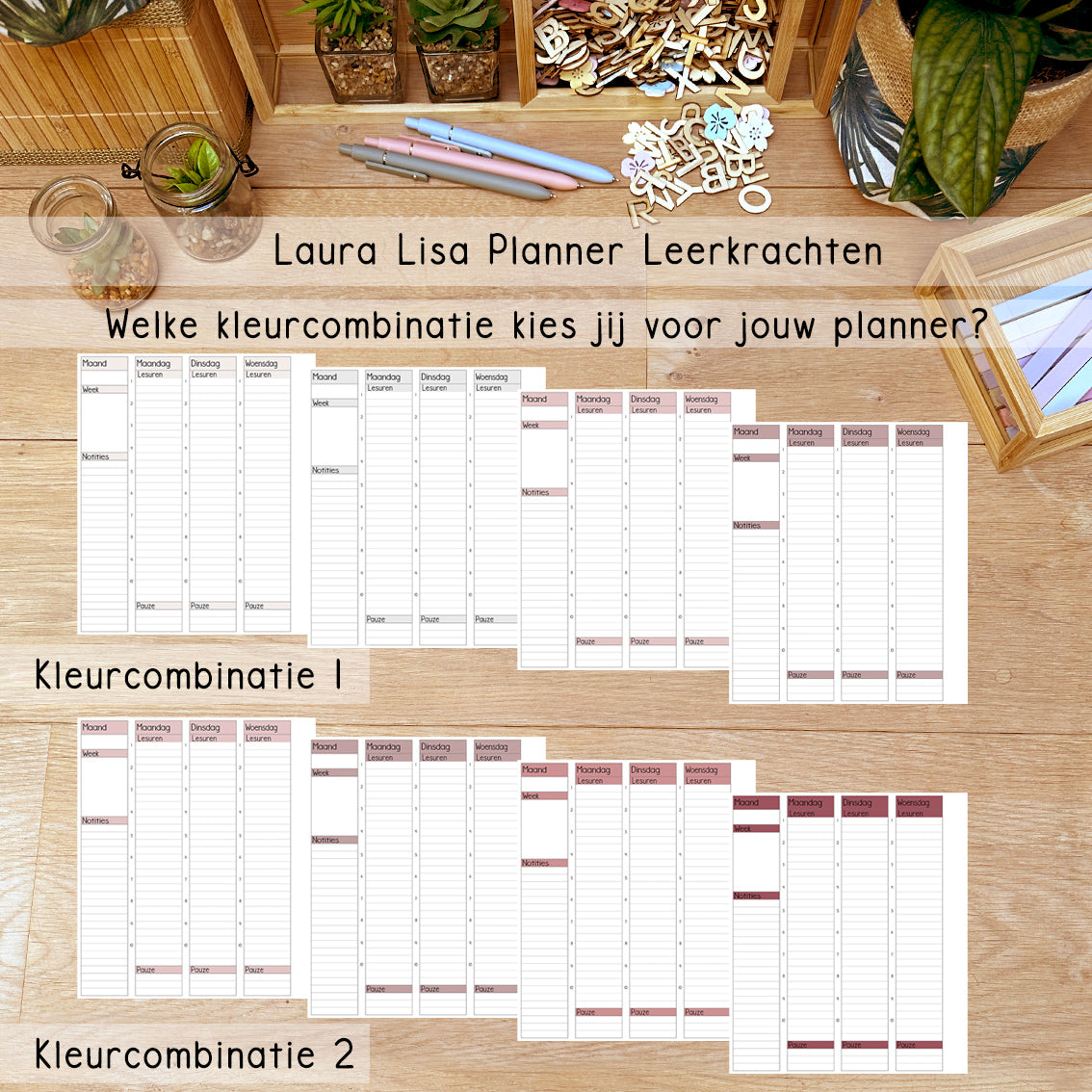 (ACHTSTE) PRE-ORDER Laura Lisa leerkrachten planner